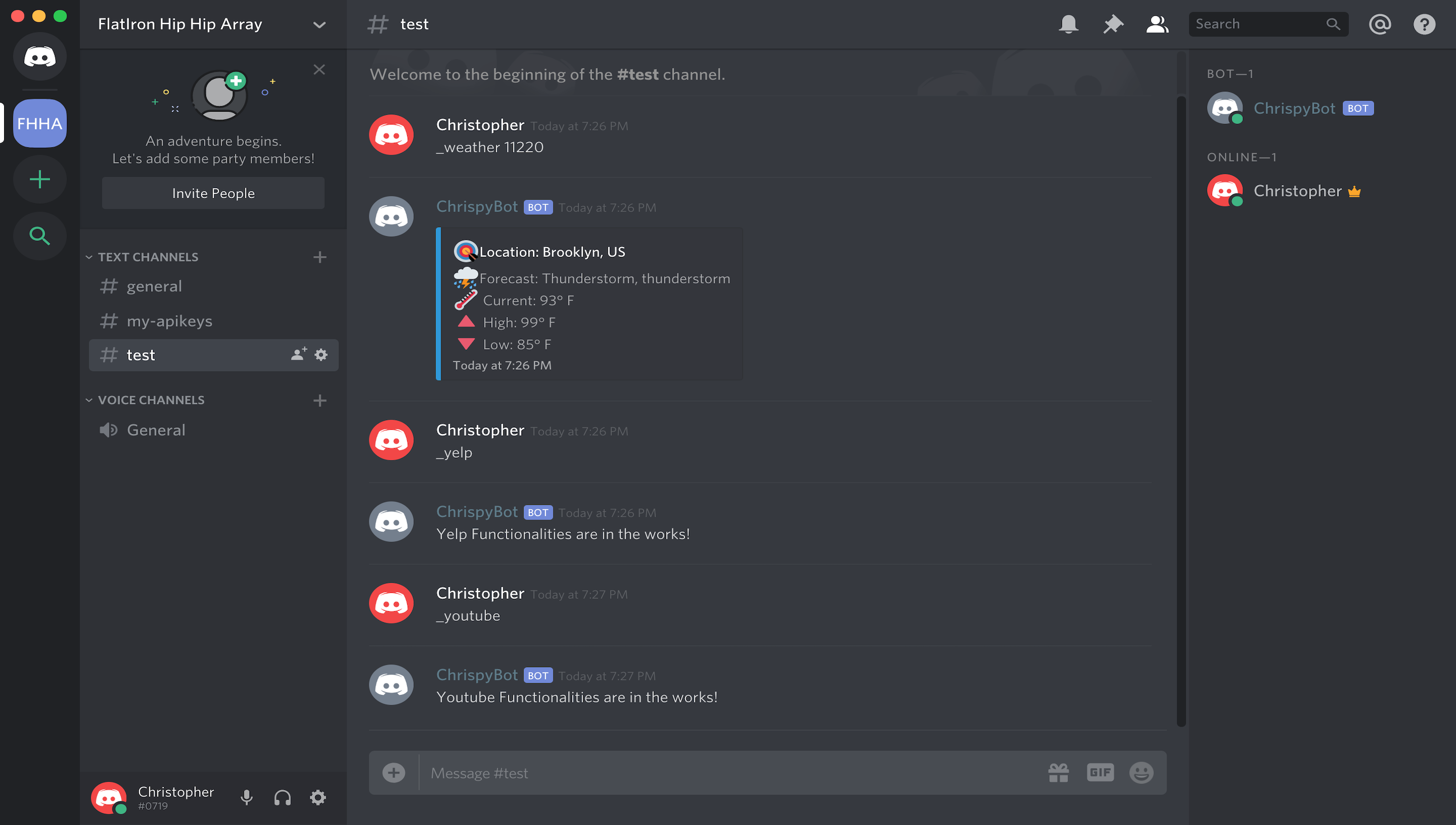 Discord Bot Project